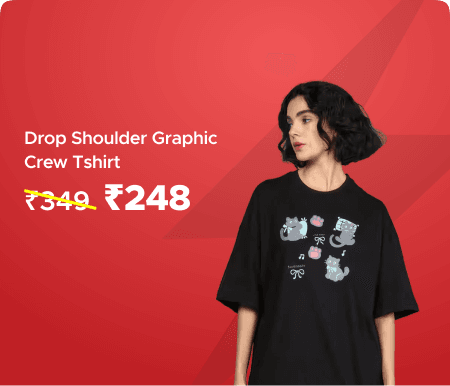 Drop Shoulder Graphic T-Shirt