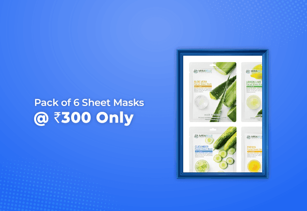 Pack of 6 Sheet Masks